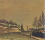 Henri Rousseau View of Vanves to the Left of the Gate of Vanves oil painting picture wholesale